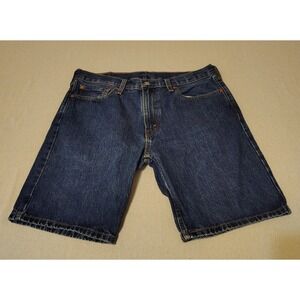 Levis 405 Standard Edition Denim Shorts Mens 36 Dark Wash Blue 39864-0009
